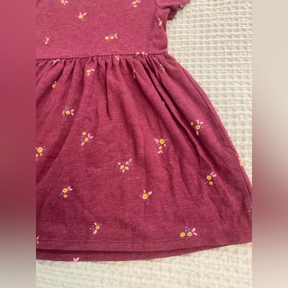 4T Cat & Jack Pink Floral & Hearts Kids Casual Dress Bundle - Picture 7 of 15